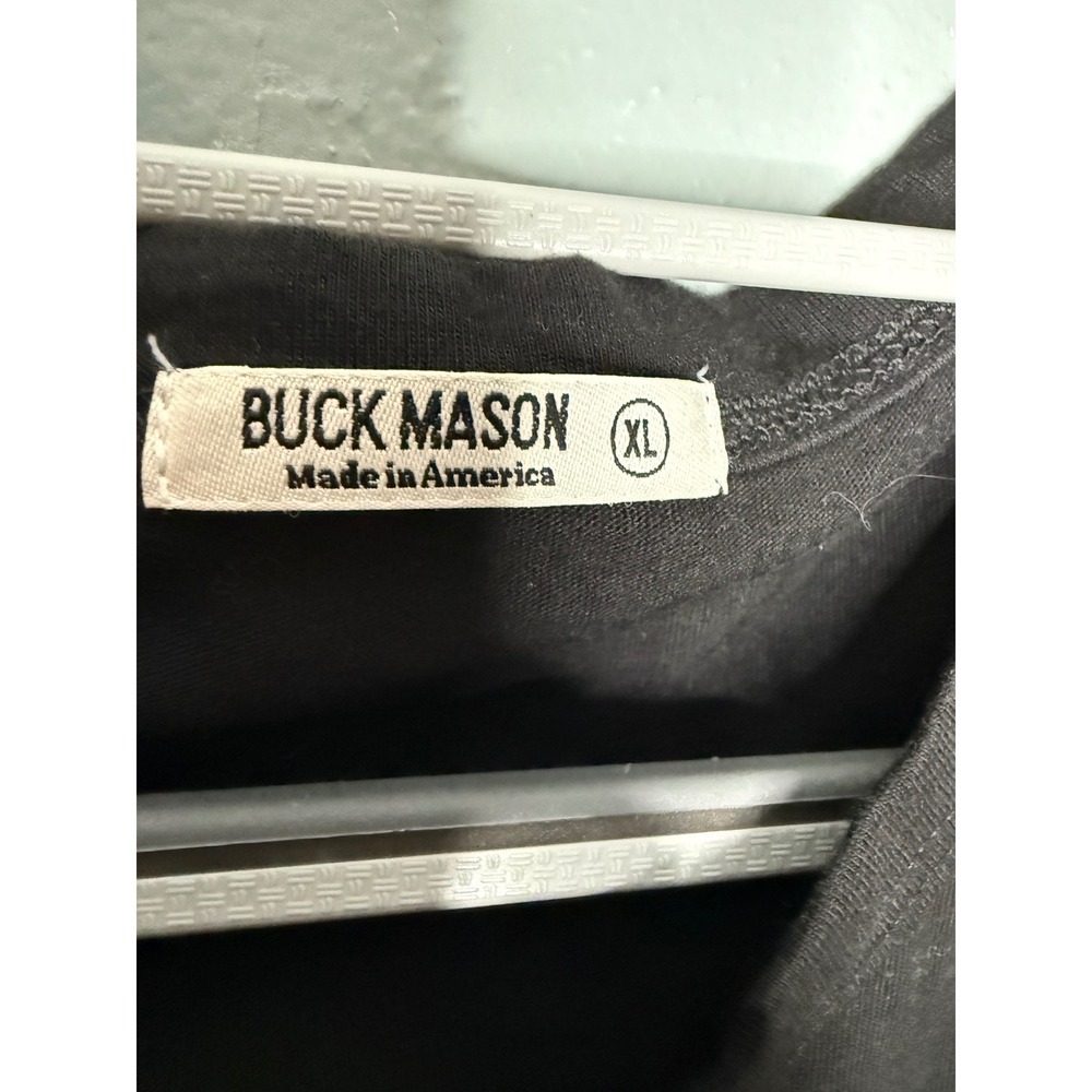 Buck Mason‎ black classic cotton t-shirt - Picture 2 of 7